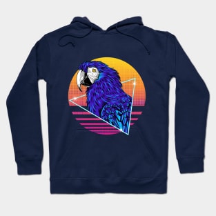 Macaw Parrot Retro Hoodie